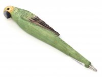 Holzkugelschreiber - Wellensittich, ca. 20cm